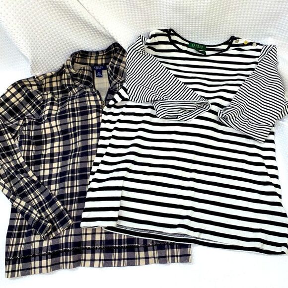 Ralph Lauren 2•pullover lightweight tops-size XL - Picture 1 of 5